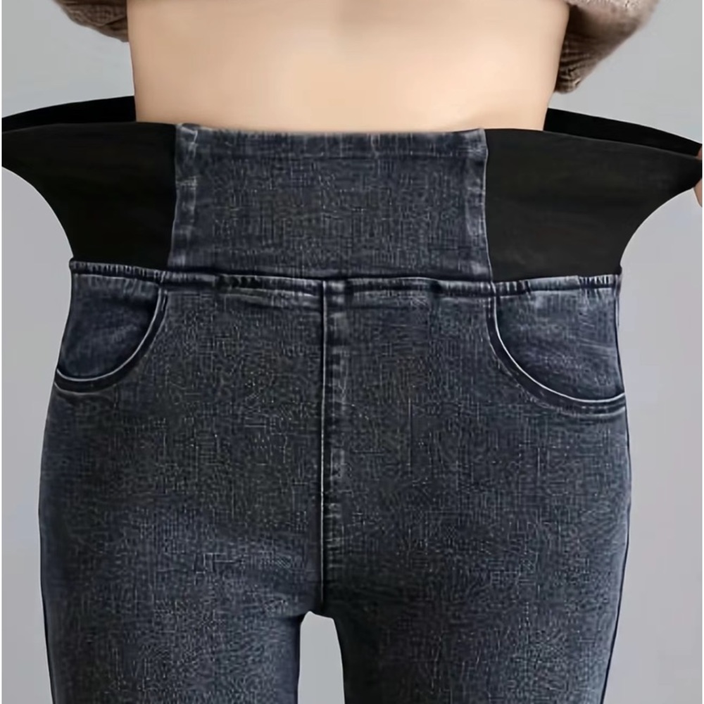 These are not denim although they appear to be